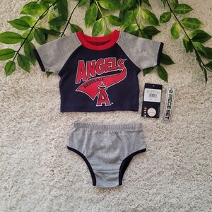Baby Boy Angels Outfit (0-3 Months)